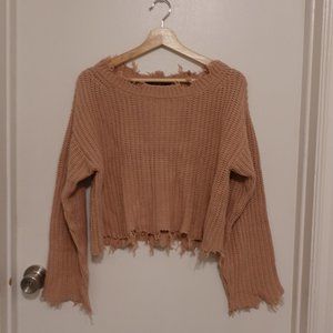 Forever 21 distressed sweater